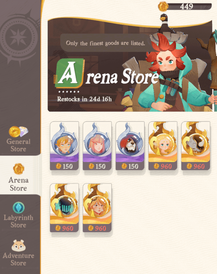 AFK Journey Arena Store