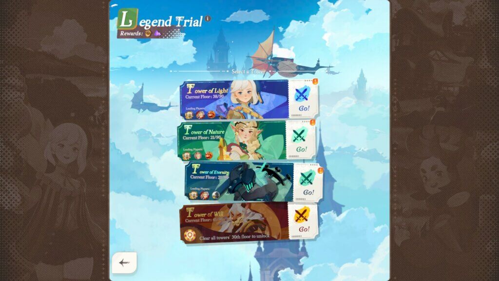 afk journey legend trial